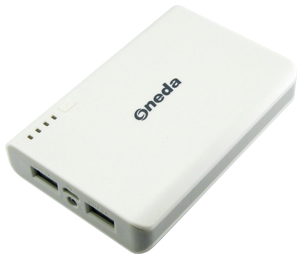 Oneda10400mAh Power Bank (Led Light Built-in – Grey) 