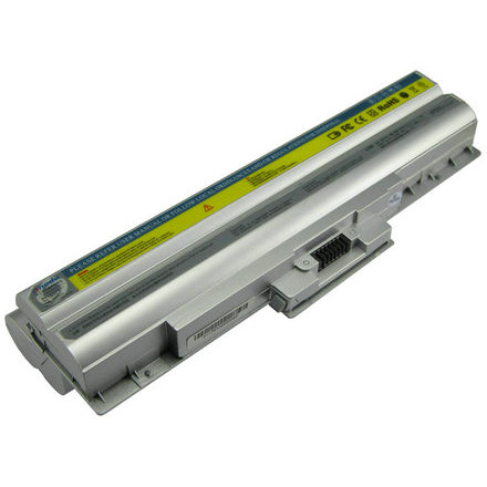 Oneda New Laptop Battery for SONY VAIO SR Series VGP-BPL13 [Li-ion 12-cell 8800mAh] Silver 