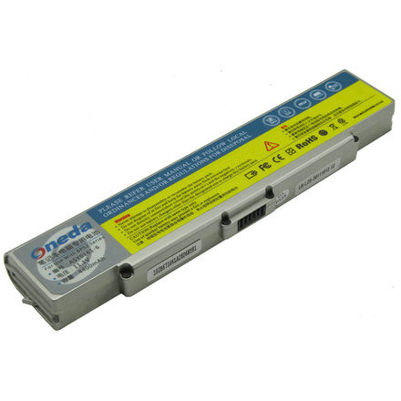 Oneda New Laptop Battery for SONY VGN-FS Series VGP-BPS2 [Li-ion 6-cell 4400mAh] Silver 