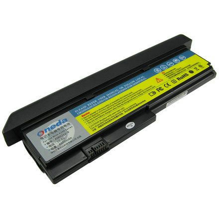 Oneda New Laptop Battery for ThinkPad X200 Series 42T4534 [Li-ion 9-cell 6600mAh] 