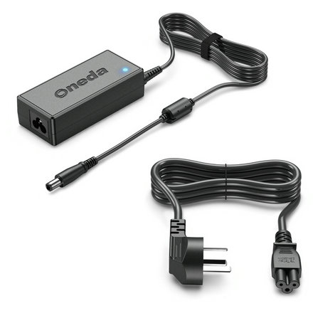 Oneda New Laptop Adapter for HP Compaq 65W 18.5V 3.5A Tip size:7.4×5.0mm 
