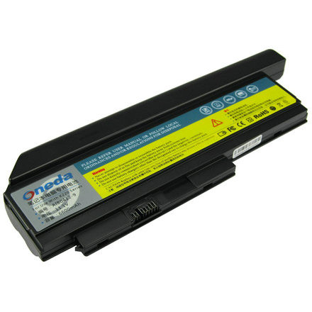 Oneda New Laptop Battery for ThinkPad X230 Series 42T4861 [Li-ion 9-cell 6600mAh] 
