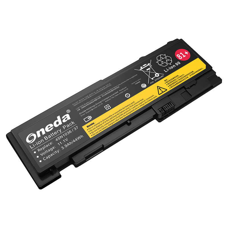 Oneda New Laptop Battery for ThinkPad T430s Series 45N1036 [Li-polymer 6-cell 3900mAh] 