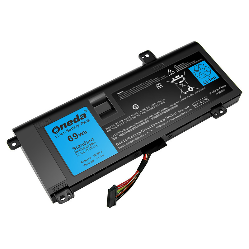 Oneda 适配于 戴尔 Alienware M14X 系列 G05YJ 笔记本电池 [锂离子电池6芯6200mAh] 