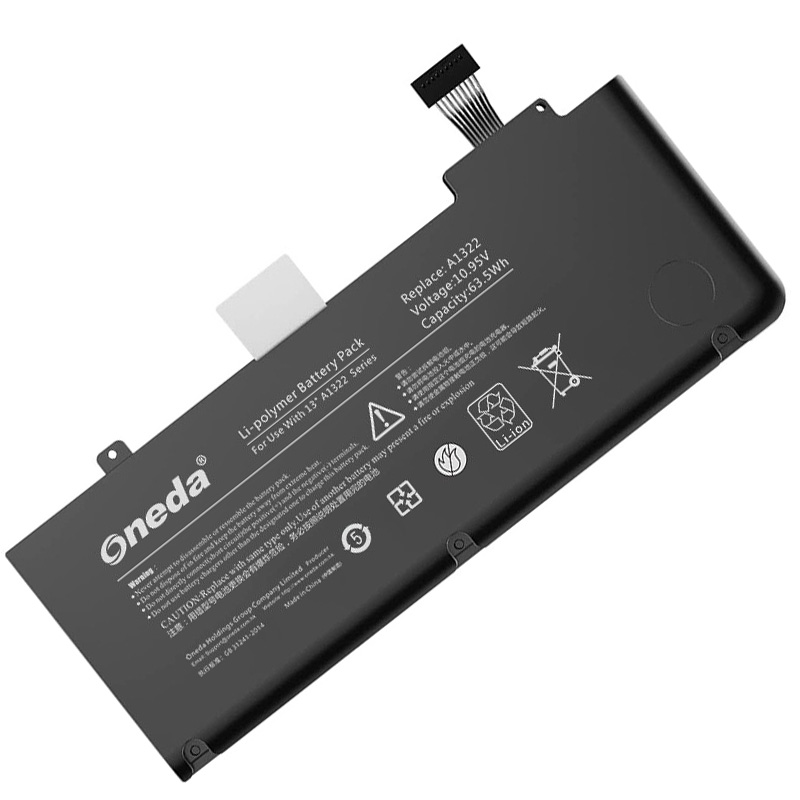 Oneda New Laptop Battery for Apple MC700 Series A1322 [Li-polymer 63.5Wh] 