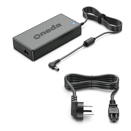 Oneda New Laptop Adapter for ASUS 19V 7.7A Tip size:5.5X2.5mm 