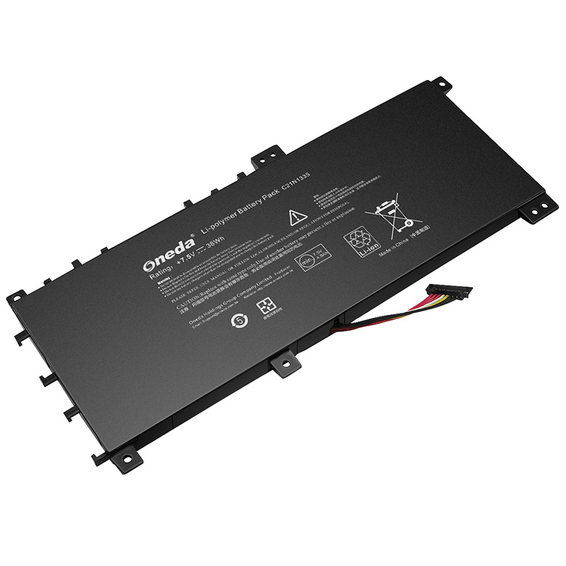 Oneda New Laptop Battery for Asus VivoBook S451 Series C21N1335 [Li-polymer 2-cell 38Wh] 