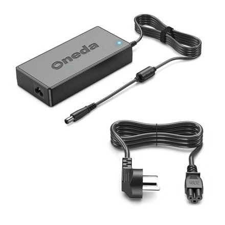 Oneda New Laptop Adapter for DELL 19.5V 6.7A Tip size:7.4X5.0mm 