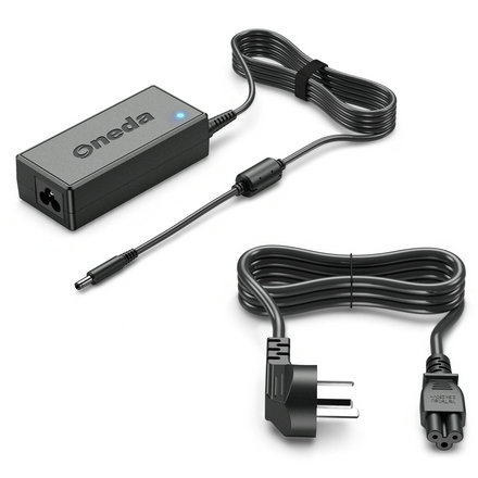 Oneda New Laptop Adapter for DELL 19.5V 3.34A Tip size:4.5X3.0mm 