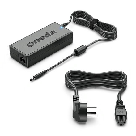 Oneda New Laptop Adapter for DELL 19.5V 4.62A Tip size:4.5X3.0mm 