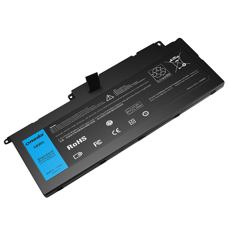 Oneda New Laptop Battery for Dell Inspiron 17 Series F7HVR [Li-polymer 8-cell 58Wh] 