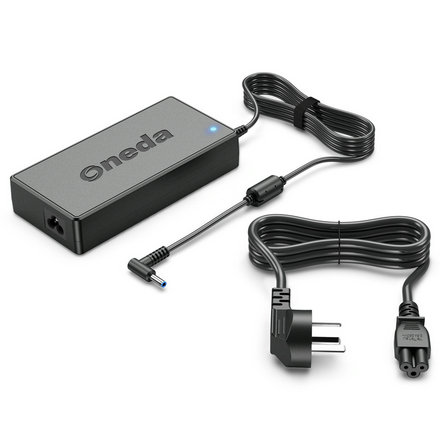 Oneda New Laptop Adapter for HP 19.5V 7.7A Tip size:4.5X3.0mm 