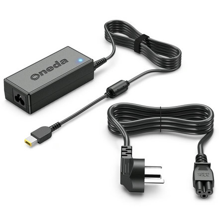 Oneda New Laptop Adapter for Lenovo 20V 3.25A Tipsize:Square Interface 