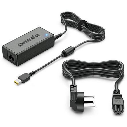 Oneda New Laptop Adapter for ThinkPad 65W 20V 3.25A Tip size:square male plug 