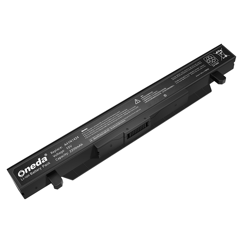 Oneda New Laptop Battery for Asus FX-PLUS Series A41N1424  [Li-ion 4-cell 2200mAh] 