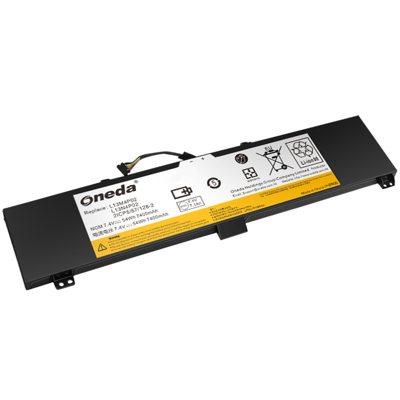 Oneda 适配于联想 Lenovo Y50 系列 L13M4P02 笔记本电池 [锂聚合物电池54Wh/7400mAh] 