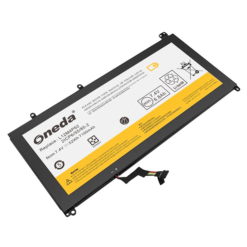 Oneda 适配于联想 Lenovo IdeaPad U430 系列 L12M4P62 笔记本电池 [锂聚合物电池52Wh/7100mAh] 
