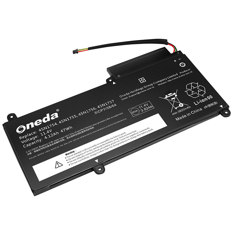 Oneda New Laptop Battery for ThinkPad E450 Series 45N1754 [Li-polymer 47Wh] 