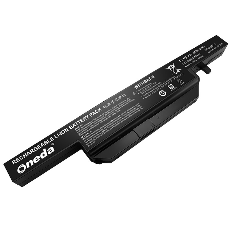 Oneda New Laptop Battery for Thunderobot TR G150S Series W650BAT-6 [Li-polymer 6-cell 4400mAh] 