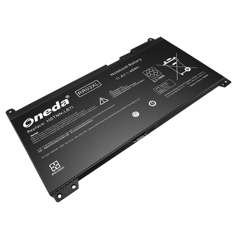 Oneda 适配于惠普 HP RR03XL 系列  RR03 笔记本电池 [锂聚合物电池3芯48Wh] 