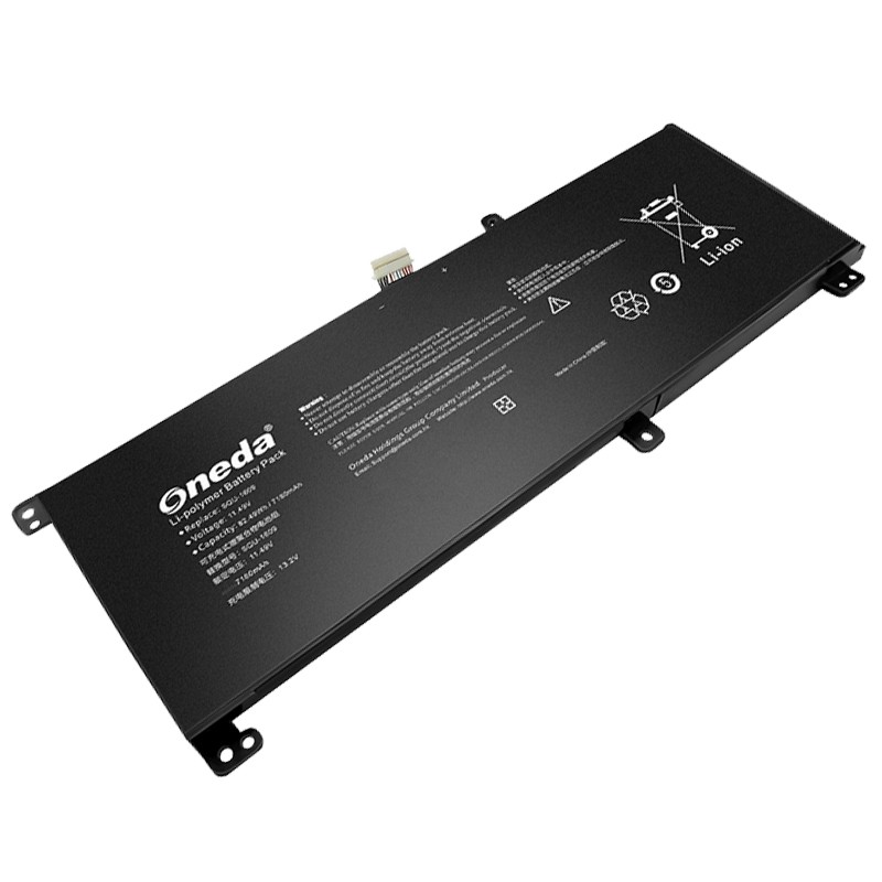 Oneda New Laptop Battery for Thunderobot Dino-4k Series SQU-1609 [Li-polymer 6-cell 82.49Wh/7180mAh] 