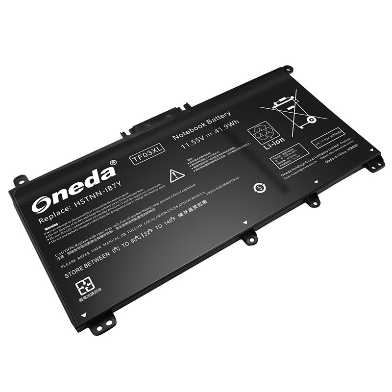Oneda 适配于惠普 HP TPN-C131 Series TF03XL [Li-polymer 3-cell 41.9Wh] 