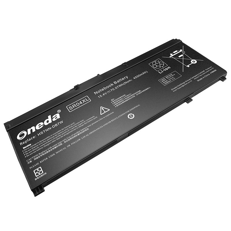 Oneda 适配于惠普 HP TPN-Q193 系列 SR04XL 笔记本电池 [锂聚合物电池4芯70.07Wh] 