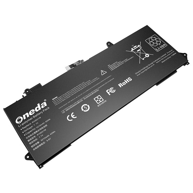 Oneda 适配于小米 MI R10D01W 系列 R10D01W 笔记本电池 [锂聚合物电池4芯5210mAh/40Wh] 
