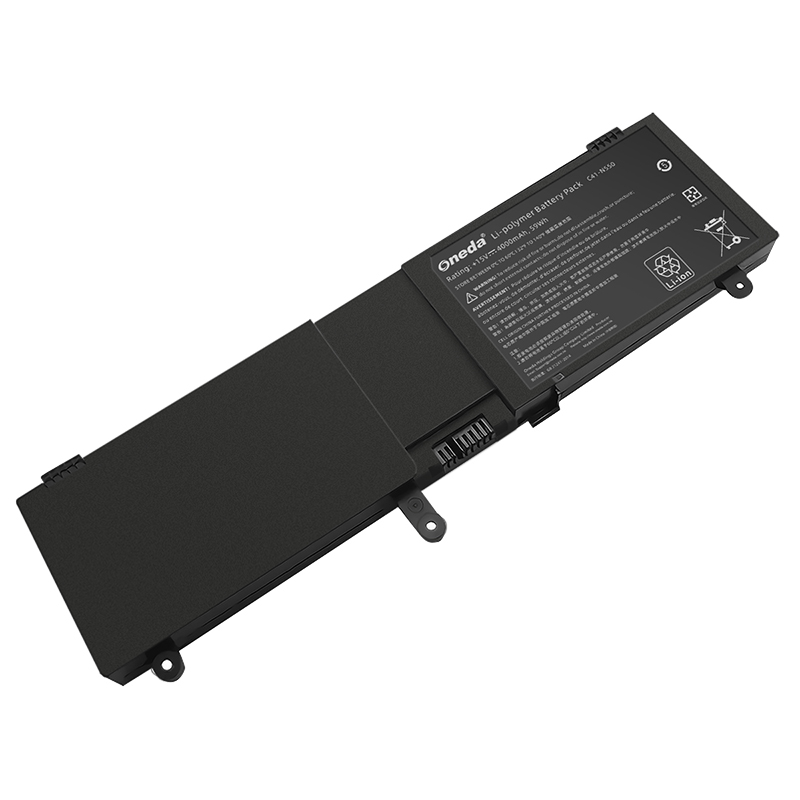 Oneda New Laptop Battery for ASUS C41-N550 Series N550J [Li-polymer 4-cell 4000mAh/59Wh] 