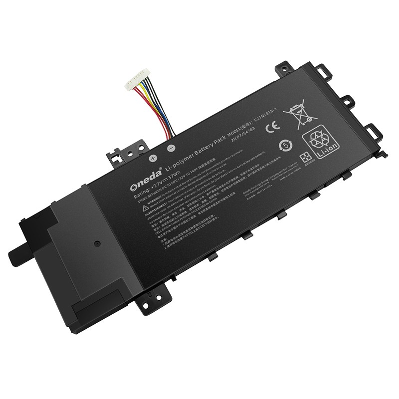 Oneda New Laptop Battery for ASUS C21N1818-1 Series V5000FA [Li-polymer 2-cell 37Wh] 