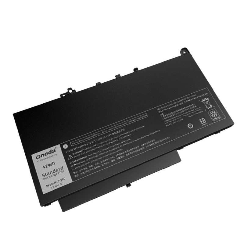 Oneda New Laptop Battery for Dell 7CJRC Series E7270 [Li-polymer 3-cell 42Wh] 