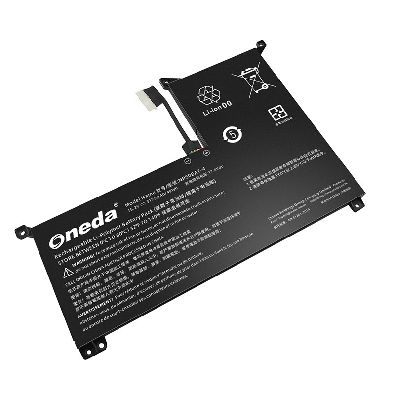 Oneda New Laptop Battery for Thunderobot NP50BAT-4 Series NP50BAT-4 [Li-polymer 4-cell 3175mAh/49Wh] 