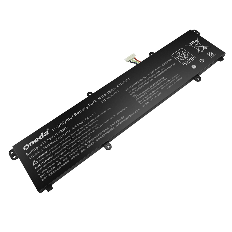 Oneda New Laptop Battery for ASUS B31N1911 Series ADOL14EQ [Li-polymer 3-cell 3640mAh/42Wh] 