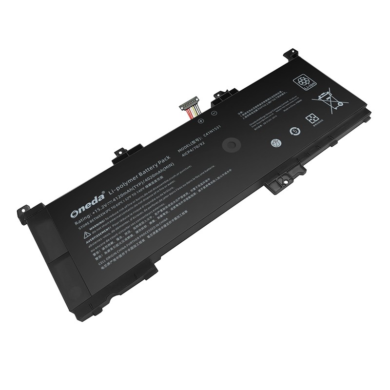 Oneda New Laptop Battery for ASUS C41N1531 Series GL502VSK [Li-polymer 4-cell 62Wh/4120mAh] 