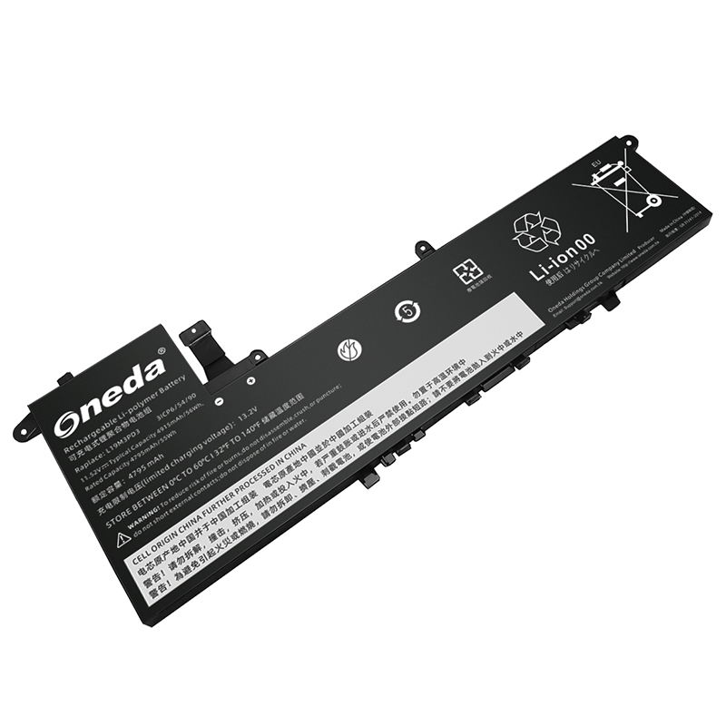 Oneda 适配于联想 Lenovo L19M3PD3 系列 L19L3PD3 笔记本电池 [锂聚合物电池3芯4915mAh/56Wh] 