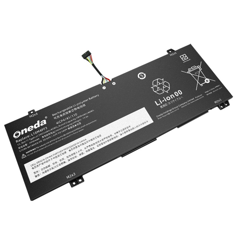 Oneda 适配于联想 Lenovo L18M4PF3 系列 L18C4PF4 笔记本电池 [锂聚合物电池4芯2965mAh/45Wh] 