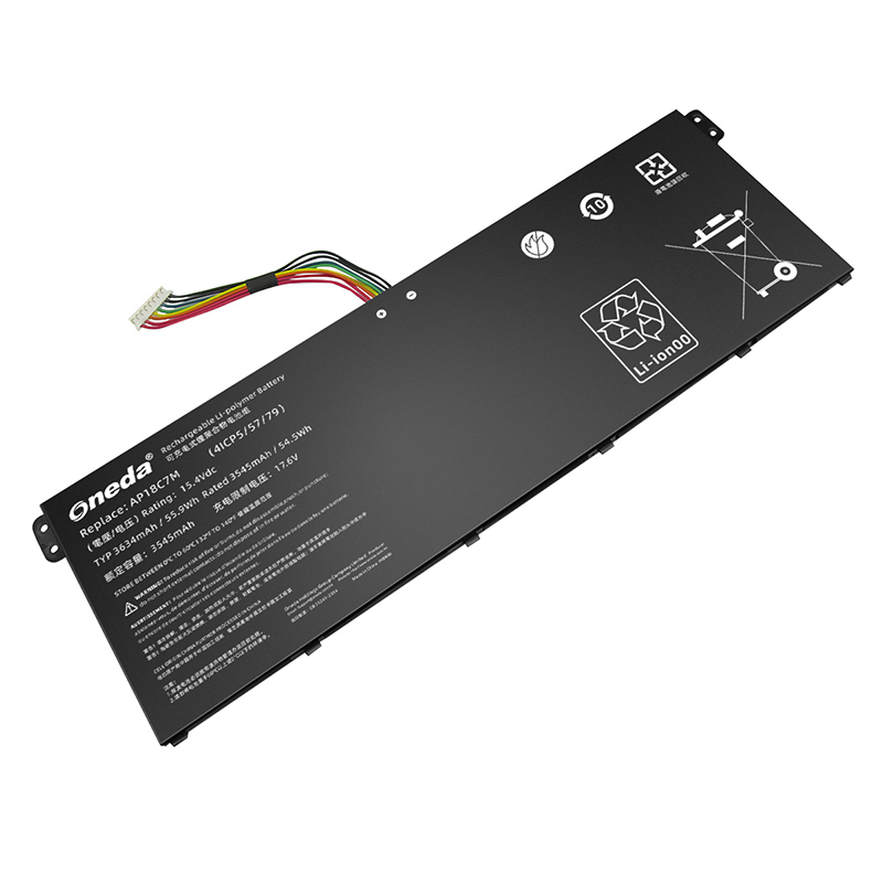 Oneda New Laptop Battery for Acer AP18C7M Series SP513-54N [Li-polymer 4-cell 3634mAh/55.9Whh] 
