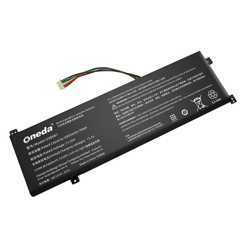 Oneda New Laptop Battery for MECHREVO SSBS81 Series机械革命Code01 2022版 [Li-polymer 3-cell 6065mAh/70Wh] 