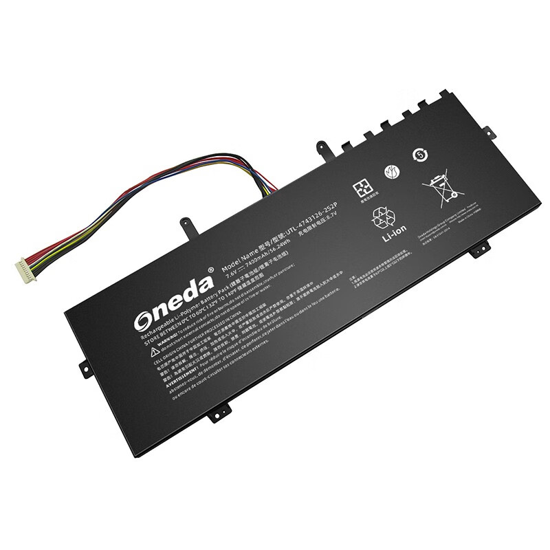 Oneda New Laptop Battery for HASEE UTL-4743126-2S2P Series HINS01 [Li-polymer 2-cell 7400mAh/56.24Wh] 