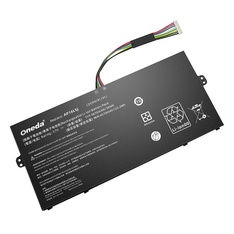 Oneda New Laptop Battery for Acer AP16L5J Series N17W3 [Li-polymer 2-cell 4670mAh/35.2Wh] 