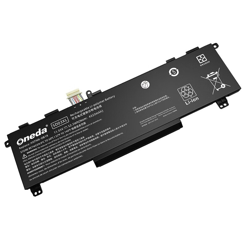 Oneda New Laptop Battery for HP SD03XL 长条款 Series HSTNN-OB1R [Li-polymer 3-cell 52.5Wh/4323mAh] 
