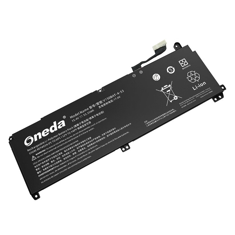 Oneda 适配于联想 Lenovo V150BAT-4-53 系列 战神G8-DA7NT 笔记本电池 [锂聚合物电池4芯53.35Wh] 