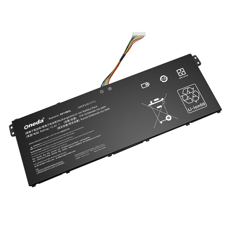 Oneda New Laptop Battery for Acer AP19B5L Series Aspire 5 A515-4 [Li-polymer 4-cell 3550mAh/54.6Wh] 