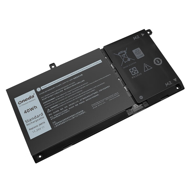 Oneda New Laptop Battery for Dell JK6Y6 Series P102F [Li-polymer 3-cell 40Wh] 