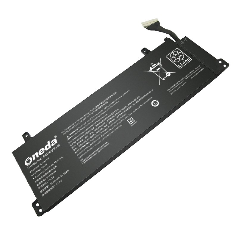 Oneda New Laptop Battery for MI G16B01W Series XMG2003-AB [Li-polymer 3-cell 3620mAh/55.02Wh] 