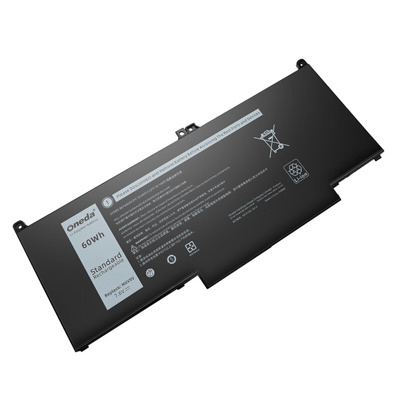 Oneda New Laptop Battery for DELL MXV9V Series Latitude 13 5300 [Li-polymer 4-cell 60Wh ] 