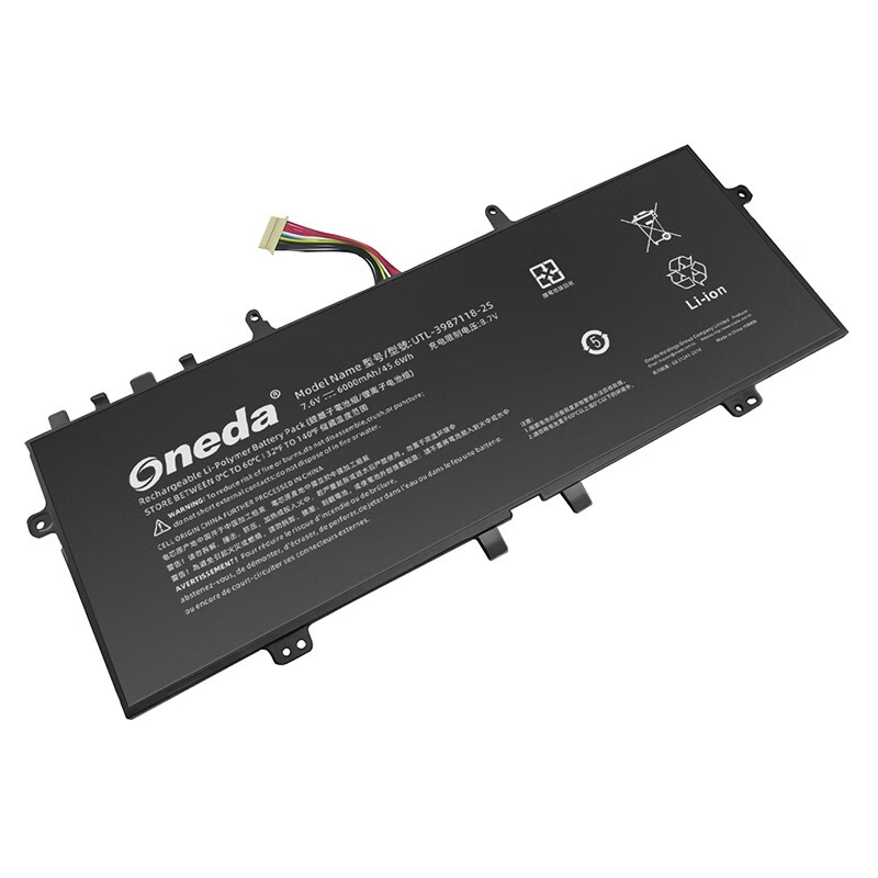 Oneda New Laptop Battery for Hasee UTL-3987118-2S Series 优雅X3 [Li-polymer 2-cell 6000mAh/45.6Wh] 