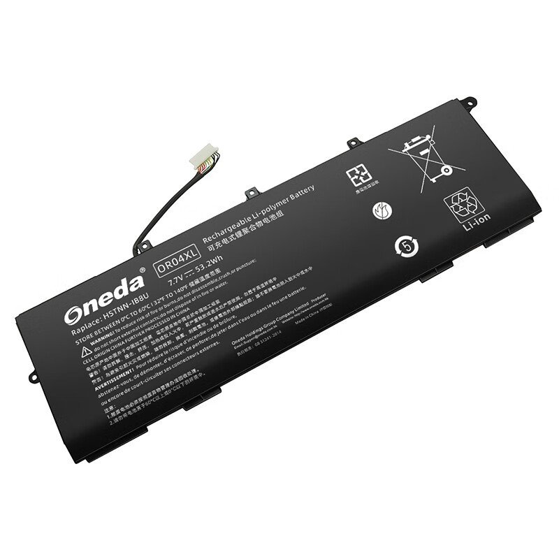 Oneda New Laptop Battery for HP OR04XL Series HSTNN-DB9C [Li-polymer 4-cell 53.2Wh] 