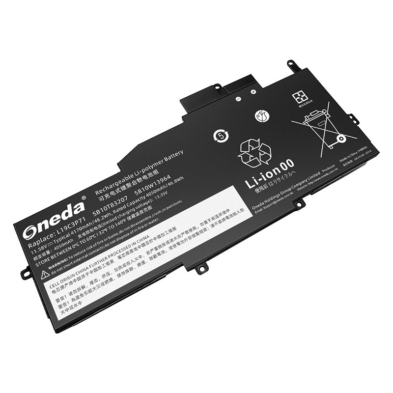 Oneda 适配于联想 Lenovo L19C3P71 系列 L19M3P72 笔记本电池 [锂聚合物电池3芯4170mAh/48.2Wh] 
