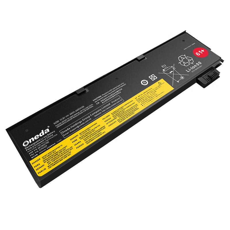Oneda 适配于 联想 Lenovo SB10K97582 系列 SB10K97580 笔记本电池 [锂离子电池6芯 48Wh/4400mAh] 